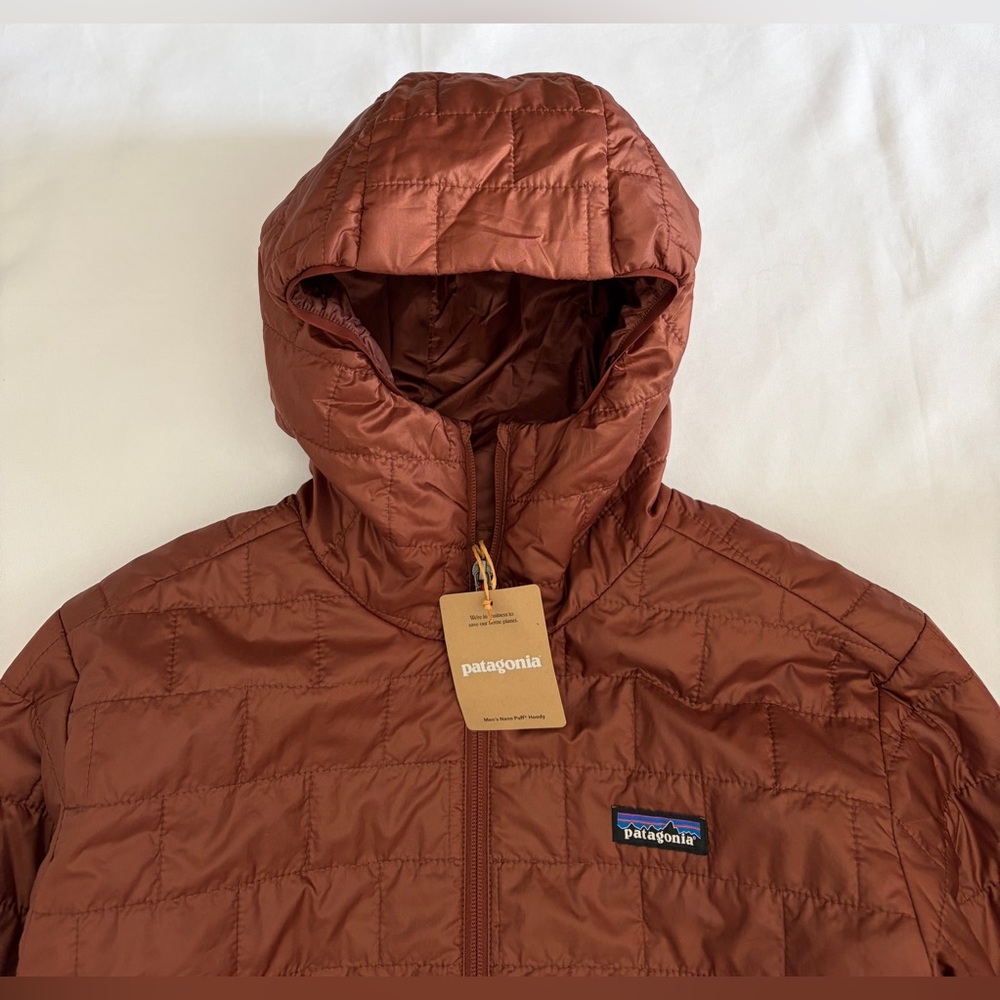 Patagonia Nano Puff Hoody Men's Size L Dried Vanilla FA25 - Picture 2 of 12